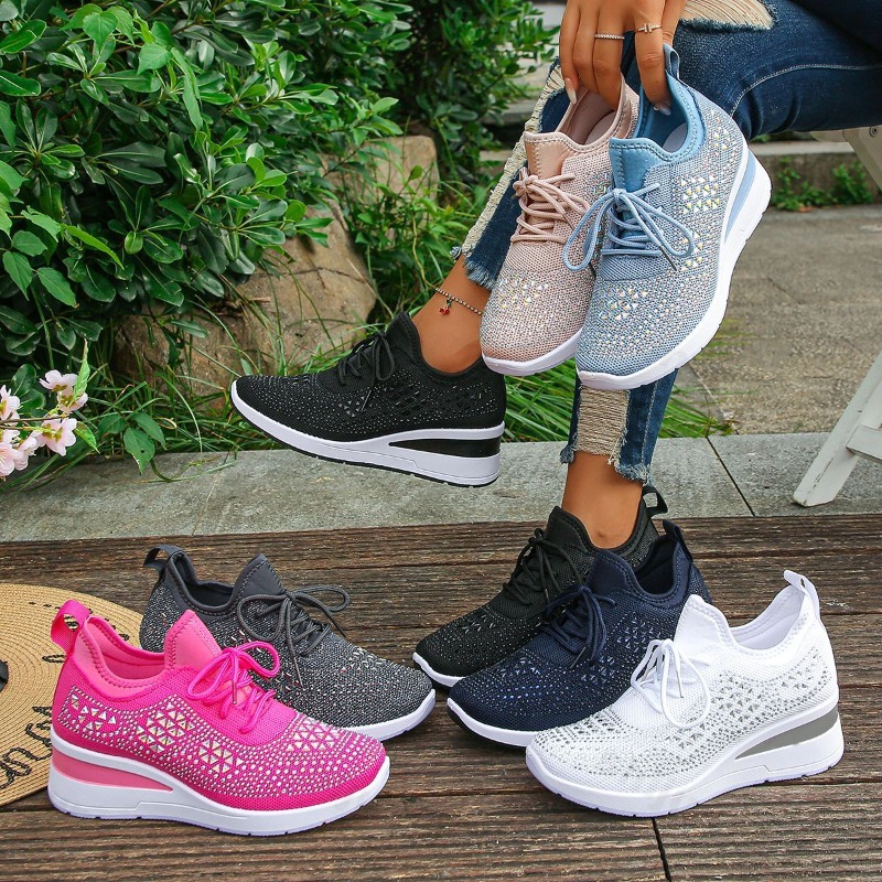 Women Shoes Tennis - Женские кроссовки 2026: дышащие, сетчатые, с