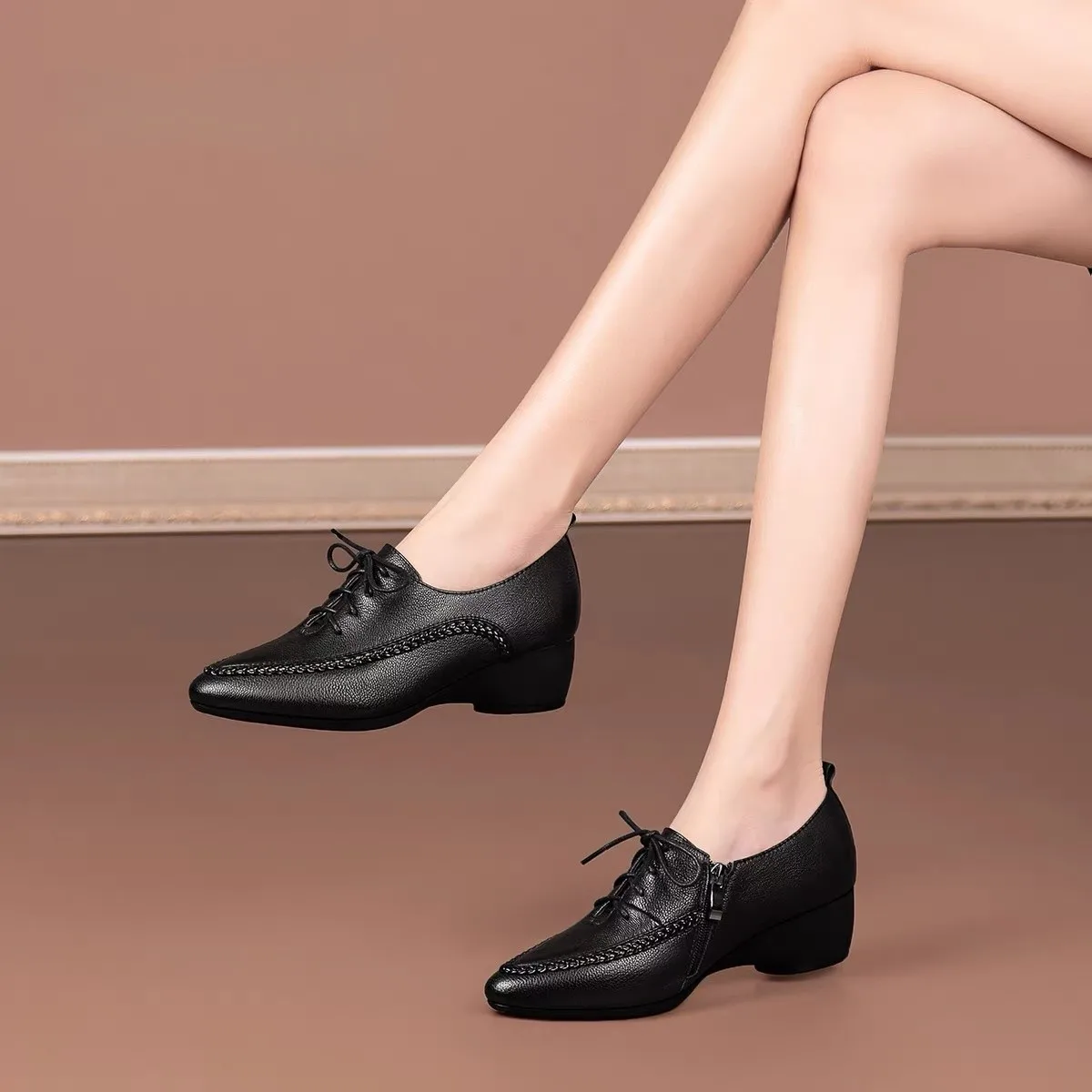 Оксфордские туфли на шнуровке, – обзор и цена Oxford Lace Up Women