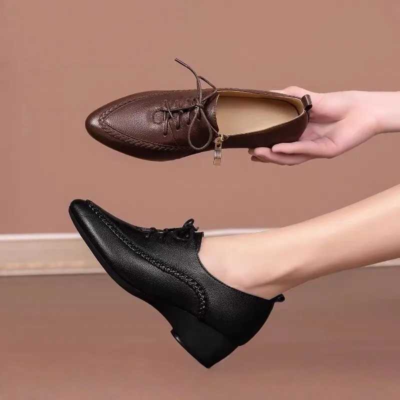 Оксфордские туфли на шнуровке, – обзор и цена Oxford Lace Up Women