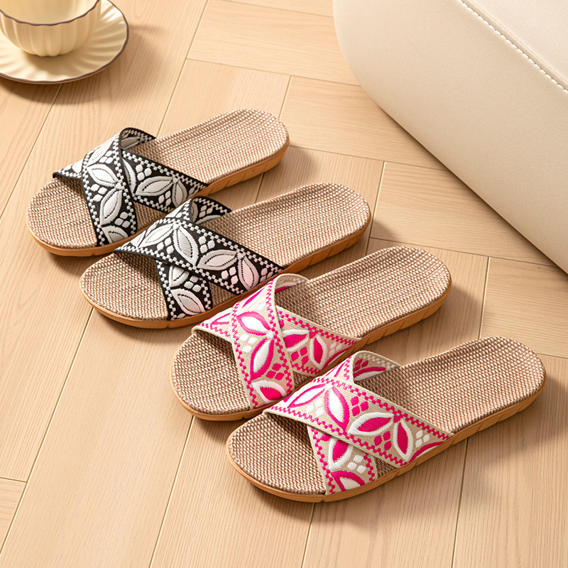 Льняные домашние тапочки для ж – обзор и цена Mule Slip On