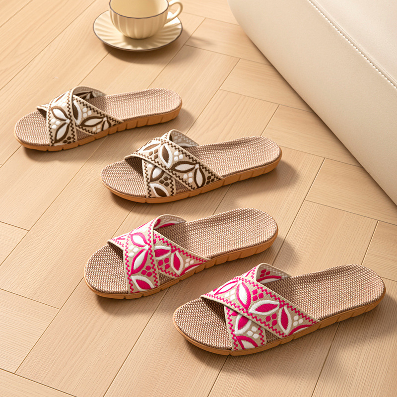 Льняные домашние тапочки для ж – обзор и цена Mule Slip On