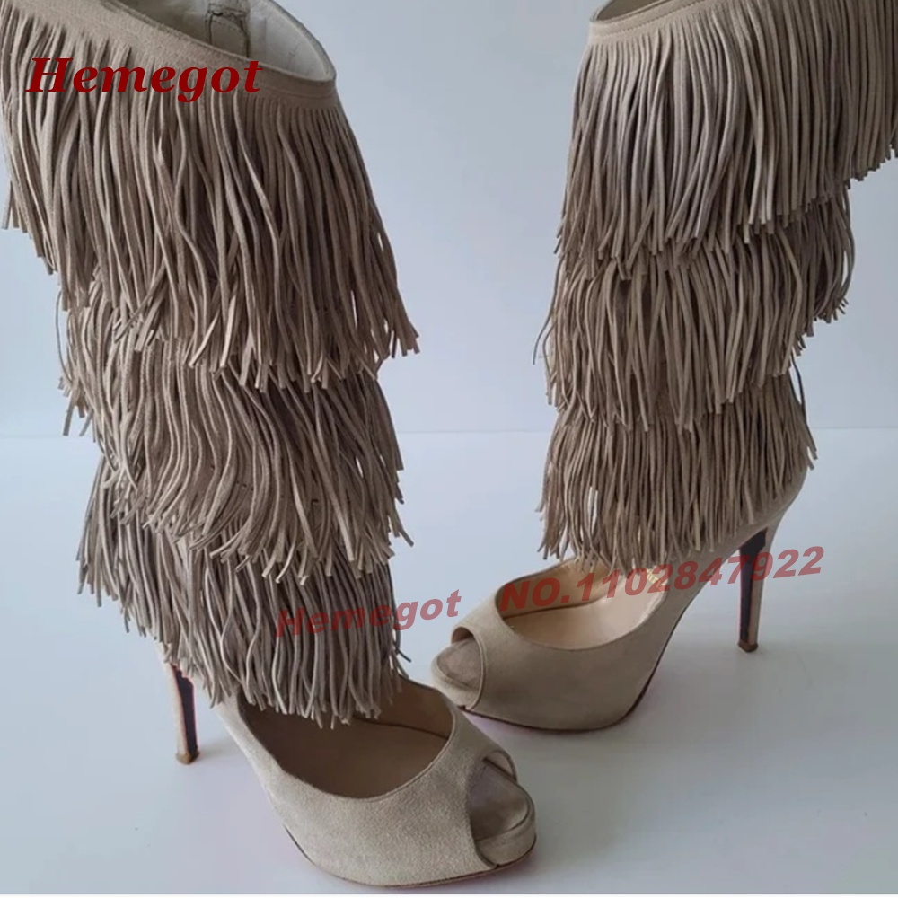 Многослойные ботильоны-сандали – обзор и цена Knee High Boots Women