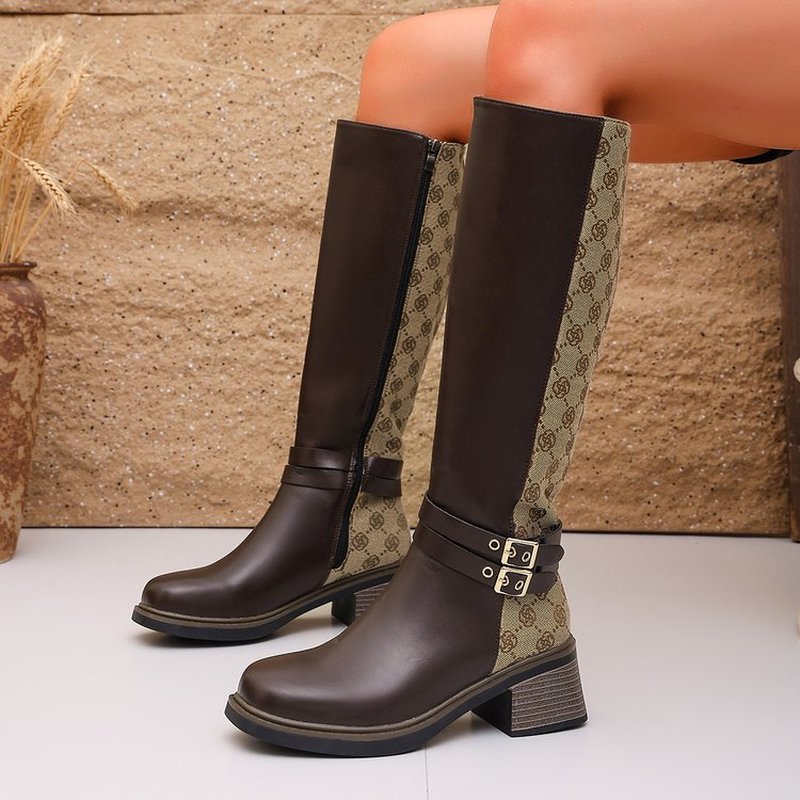 Женские высокие сапоги в винта – обзор и цена Knee High Boots Women