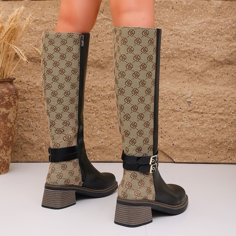 Женские высокие сапоги в винта – обзор и цена Knee High Boots Women