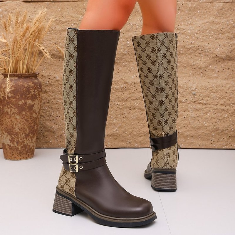 Женские высокие сапоги в винта – обзор и цена Knee High Boots Women