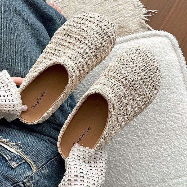 Женские тапочки-мюли из рафии, – обзор и цена Mule Slip On