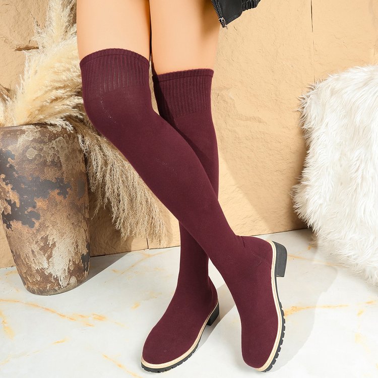 Осенне-зимние женские однотонн – обзор и цена Sock Boot Women